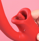 Acmejoy-Shaped Biting G Spot Soother with Vibration & Flapping