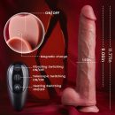 HONKAI- Heating 8 Powerful Thrusting 10 Vibrating Suction Cup Dildo